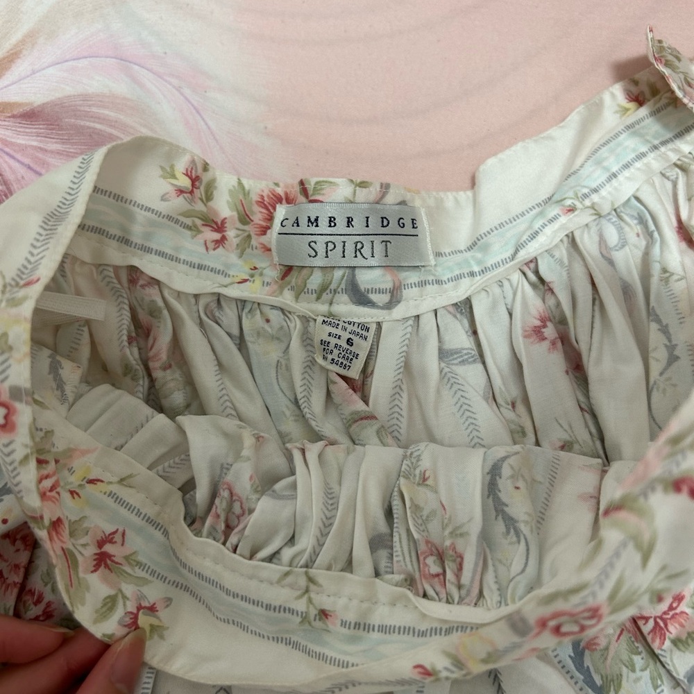 Vintage Floral Bow Maxi Skirt - Picture 4 of 7